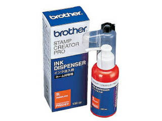 brother ブラザー スタンプクリエータープロ用 ネーム印用作成インク（朱） PRIDSV