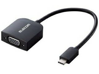 ELECOM 쥳 USB Type-CѴץ Type-C to VGA AD-CVGABK3