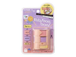 KUTSUWA クツワ マステノリボンボン マスキングテープカッター 3種セット ピンク DE003C