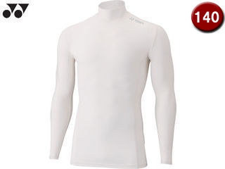 ヨネックス YONEX ジュニア ハイネック長袖シャツ J140サイズ ホワイト STBF1015J-011