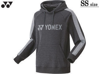 ヨネックス YONEX ユニセックス パーカー SSサイズ チャコールグレー 30078-036