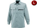 chusan/中国産業 長袖シャツ Lサイズ グリーン 5401-30-L