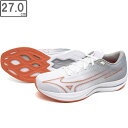 ミズノ mizuno 【メンズ】ウエーブリベリオンソニック2 【ホワイト×レッド×グレー】【2E】【27.0cm】 J1GC243001