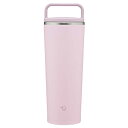 ZOJIRUSHI 象印 SX-JS40-PM(パウダリーピンク) キャリータンブラー 400mL ステンレスマグ ステンレスボトル 水筒 ハンドルタイプ シー...