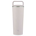 ZOJIRUSHI 象印 SX-JS40-HM(シアーグレー) キャリータンブラー 400mL ステンレスマグ ステンレスボトル 水筒 ハンドルタイプ シームレ...