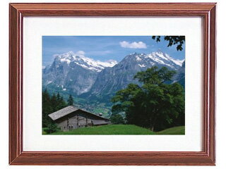 KING キング 木製額縁 すずかぜ 6切 ブラウン