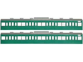 GREENMAX グリーンマックス 国鉄（JR）103系＜低運・非ユニット窓・冷改車・エメラルドグリーン＞ 増結用サハ2両ボディキット 18020