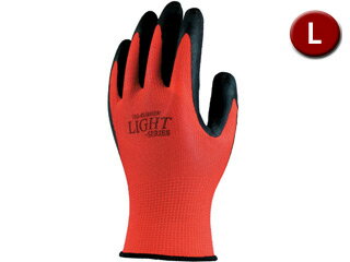 OTAFUKU GLOVE おたふく手袋 13G天然ゴム背抜 10P Lサイズ (レッド) A-385