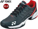 ヨネックス YONEX テニス シューズ クレー/オムニコート用 初～中級者向け パワークッションチームGC SHTTGC 661(GR/R) 23.0