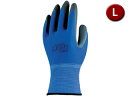 OTAFUKU GLOVE おたふく手袋 13G天然ゴム背抜 10P Lサイズ (ブルー) A-385