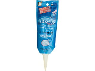 DIYに最適な小容量で手絞り可能なパウチ容器。防カビ剤配合。【用途】　浴室・洗面台のすきま補修。 商品情報 容量200gタックフリー10分色透明 93101　