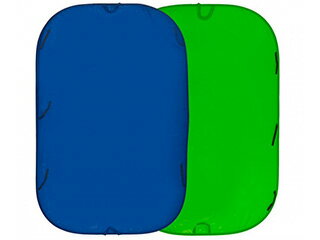 ★メーカー在庫僅少の為、納期にお時間がかかる場合があります。 Lastolite ラストライト LL LC5987 折りたたみ式背景1.8×2.1mクロマキーブルー/グリーン 【沖縄・九州地方・北海道・その他の離島は配送できません】 【配送時間指定不可】