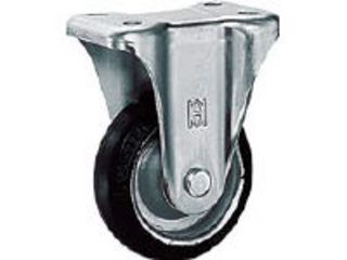 O.H. オーエッチ工業 プレスキャスター 固定 ゴム車 180mm OHK-180