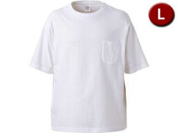 United Athle/ユナイテッドアスレ 5.6オンス ビッグシルエットTシャツ Lサイズ (ホワイト) CAB-500801-1