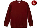 United Athle/ユナイテッドアスレ 4.7オンス ドライシルキータッチ ロングスリーブ Tシャツ Lサイズ (バーガンディ)