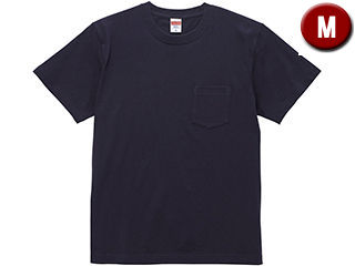 United Athle/ユナイテッドアスレ 5.6オンス ハイクオリティー Tシャツ（ポケット付） Mサイズ (ネイビ..