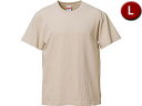 United Athle/ユナイテッドアスレ 5.6オンス ハイクオリティー Tシャツ Lサイズ (サンドベージュ) 500101C-545(4)