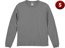 United Athle/ユナイテッドアスレ 5.6オンス ロングスリーブTシャツ (1.6インチリブ) Sサイズ (ストーングレー)