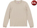 1．6インチリブがコーディネートのアクセントになるロングスリーブTシャツ。「Style No．5001−01 5．6オンス ハイクオリティ Tシャツ」と同生地を使用した、ロングスリーブタイプ（袖口リブ仕様）。少しオーバーサイズでアウターにするのも良し、レイヤード（重ね着）でインナーにするのも良しの万能アイテム。1．6インチ（約4cm）の袖口リブは、適度な弾力がありコーディネートのアクセントになります。 商品情報 カラーサンドベージュサイズXXL素材綿100％（ミックスグレー／綿90％、ポリエステル10％、アッシュ／綿98％、ポリエステル2％）仕様袖口リブ、ダブルステッチ原産国中国型番501101CX-545 501101CX　