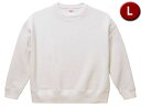 United Athle/ユナイテッドアスレ 10.0オンス T/C ビッグシルエット スウェット Lサイズ (ホワイト) 562701-1(4)