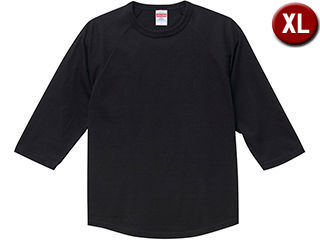 United Athle/ユナイテッドアスレ 5.6オンス ラグラン 3/4スリーブ Tシャツ XLサイズ (ブラック) 504501-2 United Athle/ユナイテッドアスレ 5.6オンス ラグラン 3/4スリーブ Tシャツ XLサイズ (ブラック) 504501-2