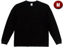 United Athle/ユナイテッドアスレ 5.6オンス ビッグシルエット ロングスリーブ Tシャツ Mサイズ (ブラック) 550901-2