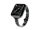 miak miak JUBILEE METAL BAND for Apple Watch 45/44/42mm ブラック SJEMA-W4244BK(2)