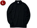 ボンマックス BONMAX 【メンズ Tシャツ】 ポケット付CVC鹿の子ドライ長袖ポロシャツ ブラック L(4)