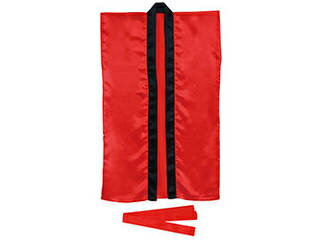 ARTEC 【5個セット】ARTEC サテンロングハッピ 赤 L(ハチマキ付) ATC1147X5