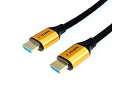 HORIC 【5個セット】ホーリック HDMIケーブル 3m メッシュケーブル ゴールド HDM30-522GBX5(2)