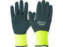 OTAFUKU GLOVE/おたふく手袋 ソフキャッチ エクストリームウォームオールコート ブラック×イエロー Lサイズ A-367-L
