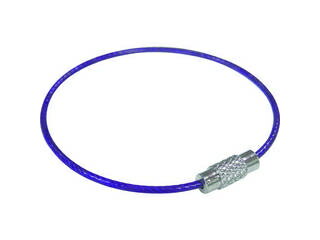 NISSA ニッサチェイン ビニコートキーワイヤー 紫 160mm 1PK=1個入り P-1756