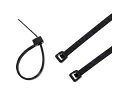 TRUSCO/トラスコ中山 ケーブルタイ 幅3.5mmX80mm 最大結束Φ15 耐候性 100本入 TRCVJH-80W(4)