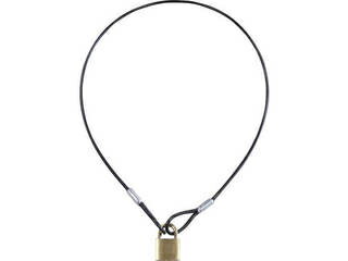 SHIMIZU 清水 SOL HARD/ソールハード ワイヤー&パドロックシリンダー錠タイプ 1040mm(同一錠) 1280-30L-KA