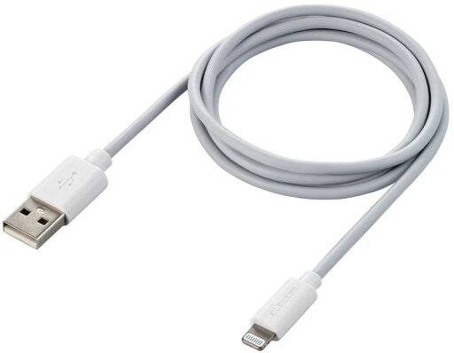 ELECOM エレコム スタンダードLightningケーブル 1.0m MPA-UAL10WH ホワイト ELECOM エレコム スタンダードLightningケーブル 1.0m MPA-UAL10WH ホワイト