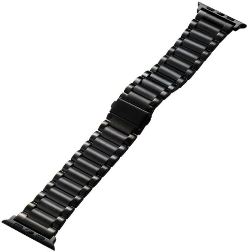 ELECOM エレコム Apple Watch 45/44/42mm/バンド/プレミアムステンレス/3連タイプ/ブラック AW-44BDSS3BK ELECOM エレコム Apple Watch 45/44/42mm/バンド/プレミアムステンレス/3連タイプ/ブラック AW-44BDSS3BK