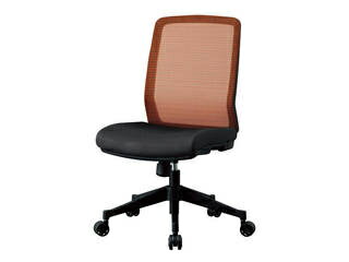 KOIZUMI/コイズミ JGチェア シンクロロッキング40度 JG4 肘無しオフィスチェア オレンジ JG4-405 OR