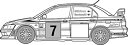 Fujimi フジミ模型 1/24 ランサーエボリューションVII WRCラリーモデル ID-311 発売前予約 キャンセル不可