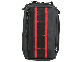 SK11 4WAYタフポーチ ブラック/レッドライン S4WTP-J-RD