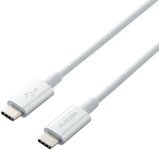ELECOM エレコム スマホ・タブレット用USBケーブル/USB(C-C)/準高耐久/PD対応/認証品/1.0m/シルバー MPA-CCPS10PNSV ELECOM エレコム スマホ・タブレット用USBケーブル/USB(C-C)/準高耐久/PD対応/認証品/1.0m/シルバー MPA-CCPS10PNSV