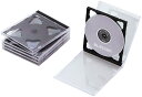 ELECOM エレコム Blu-ray/DVD/CDプラケース/2枚収納/5パック/ブラック CCD-JSCNW5BK