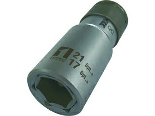 ICHINEN/イチネンMTM QCソケット ダブル 17×21 6角 IM-4W1721O-6K 19820