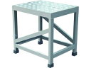 TRUSCO/トラスコ中山 【代引不可】アルミ製溶接一体構造型作業台 縞板タイプ 一段(完成品) W500×D400×H500 WTDBC-5450