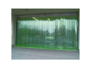 【組立・輸送等の都合で納期に3週間以上かかります】 TRUSCO/トラスコ中山 【代引不可】ストリップドアシートセット 静電透明 厚み2mm幅300mm 取付間口2m×高さ4m TS230-1R-2040S 一部オーバーラップ