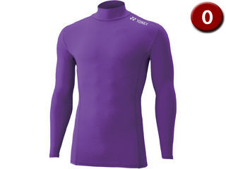 YONEX/ヨネックス ハイネック長袖シャツ Oサイズ (パープル) STBF1015-039