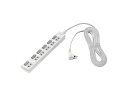 ELPA 朝日電器 ELPA LEDランプ スイッチ付タップ WLS-LU63EB(W)