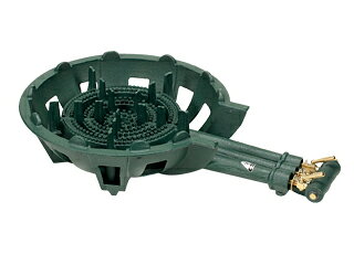 使用ガス・出力：LPガス：13.26kW　0.95kg/h　11,4000kcal/hバーナーサイズ：全長580mm　巾（直径）280mm高さ130mmホースエンド：LPガス　9.5mm種火：無し※バーナーのみになります。枠は付属しておりません。010073003　