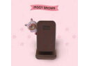 LINE FRIENDS ジャングルブラウン ワイヤレス充電スタンド (5W/7.5W/10W) ピギーブラウン KCL-SPT002_JP(2)