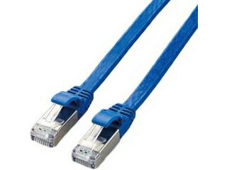 ELECOM エレコム LANケーブル/CAT7準拠/フラット/2.0m/ブルー LD-TWSF/BU2 ELECOM エレコム LANケーブル/CAT7準拠/フラット/2.0m/ブルー LD-TWSF/BU2