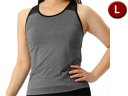 G-FIT/ジーフィット エアストレッチ タンクトップ Lサイズ (ヘザーダークグレー) GF-L980T(4)